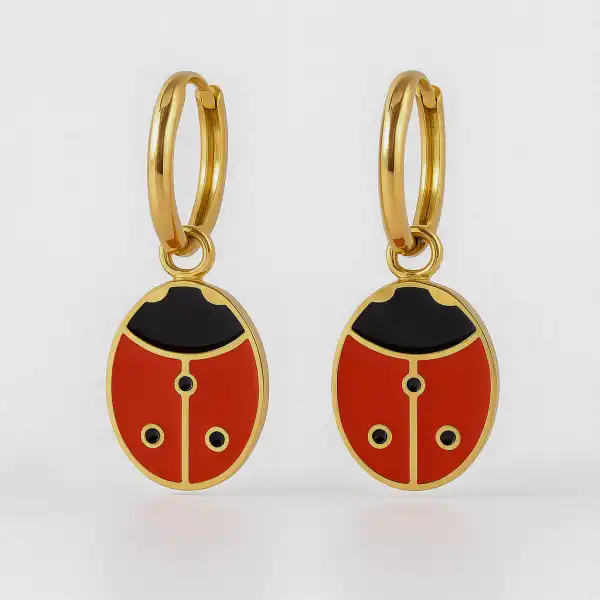 Pendientes Mariquita