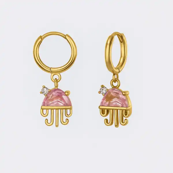 Pendientes Zirconia Medusa